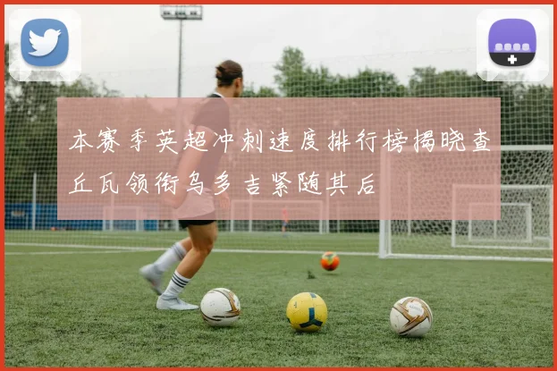 本赛季英超冲刺速度排行榜揭晓查丘瓦领衔乌多吉紧随其后