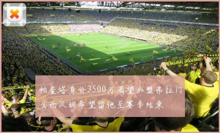 帕奎塔身价3500万渴望加盟弗拉门戈西汉姆希望留他至赛季结束